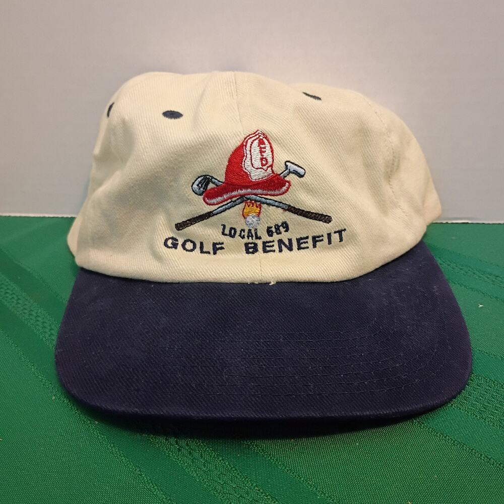 Head to Toe Cream Hat Local 689 Golf Benefit Fire Department